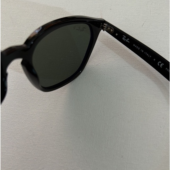 Ray Ban Polarized Unisex Sunglasses RB4362
55-18-145 Black Preppy Square - Picture 7 of 10